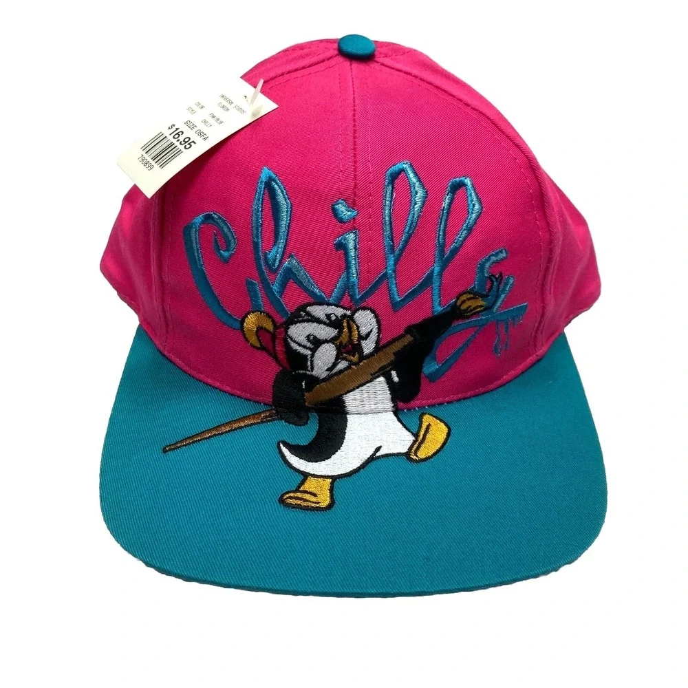 VINTAGE Universal Studios Chilly Whilly Snapback Hat Cap RARE 1995 NEW